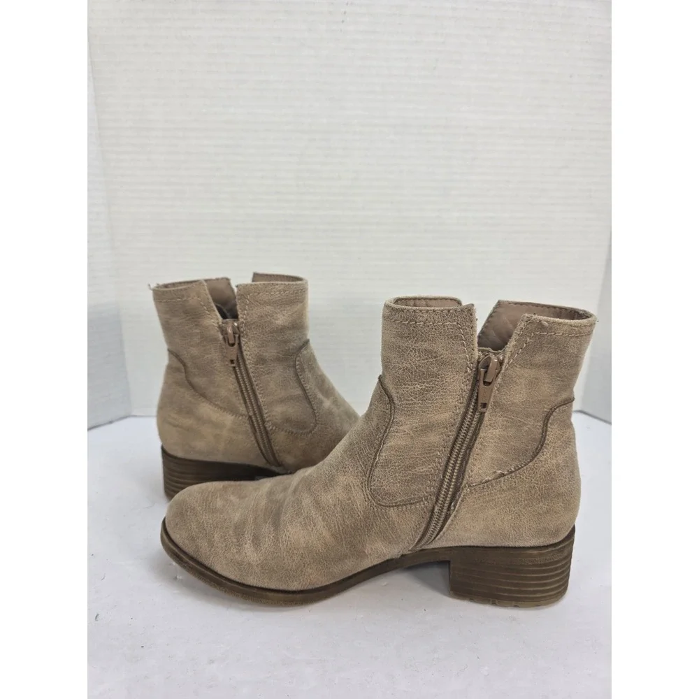 Frye & Co Estrelia Women's Boots Size‎ 6.5 M Tan Leather